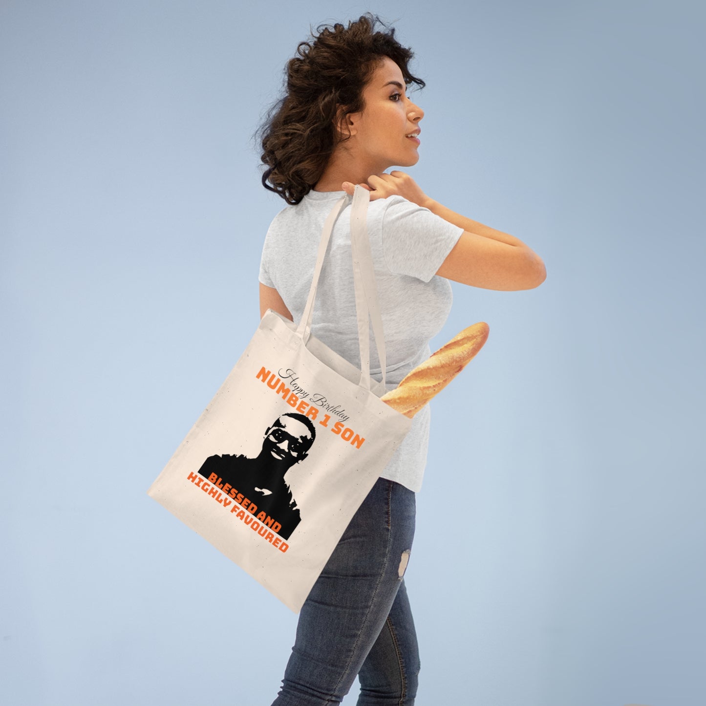 Blessed and Highly Favoured Tote Bag - Eco-Friendly