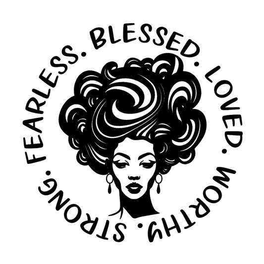 Fearless, Blessed, Loved Canvas Bag