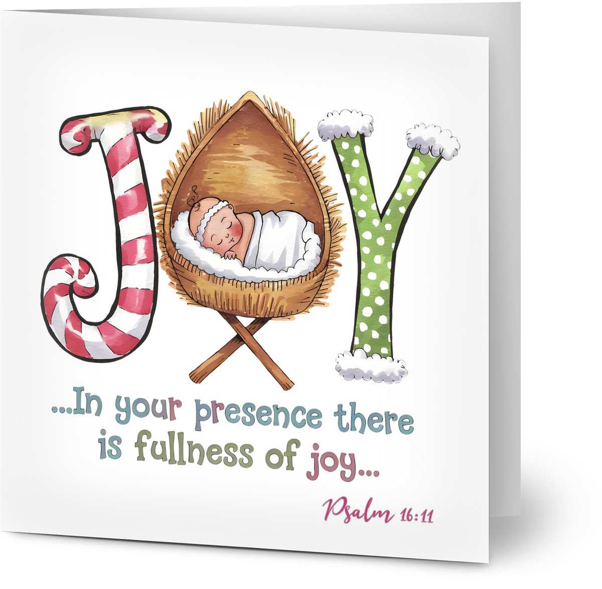 Fullness of Joy Christmas Card | Single Card | Silent Evangelist