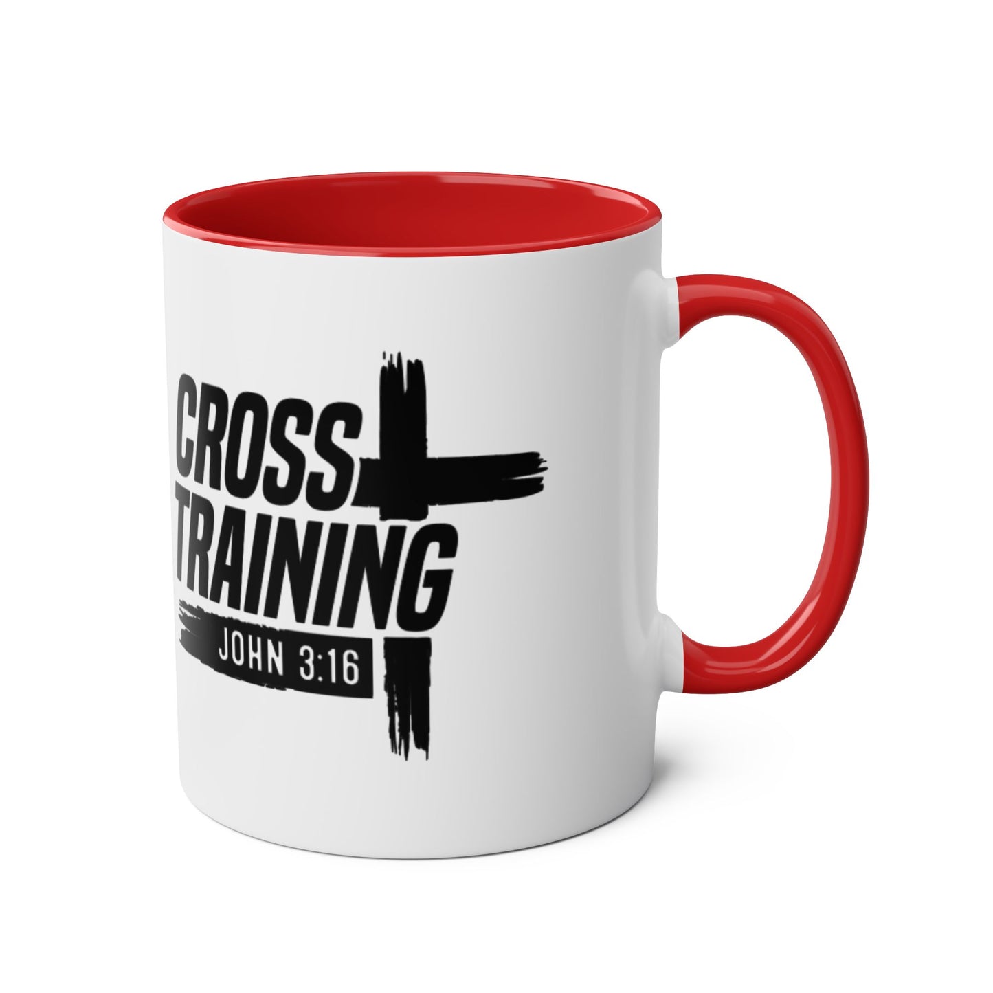 John 3:16 Two-Tone Coffee Mugs, 11oz