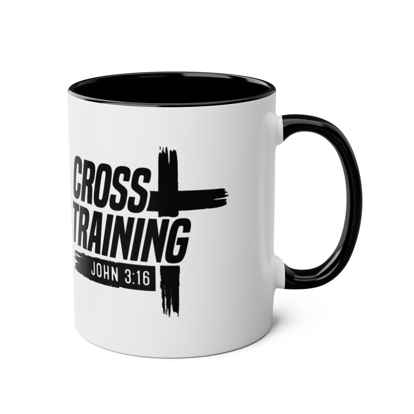 John 3:16 Two-Tone Coffee Mugs, 11oz