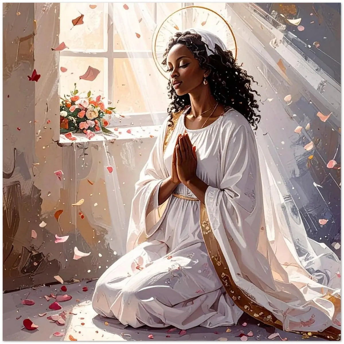 Holy Mary Christmas Card | Single Card